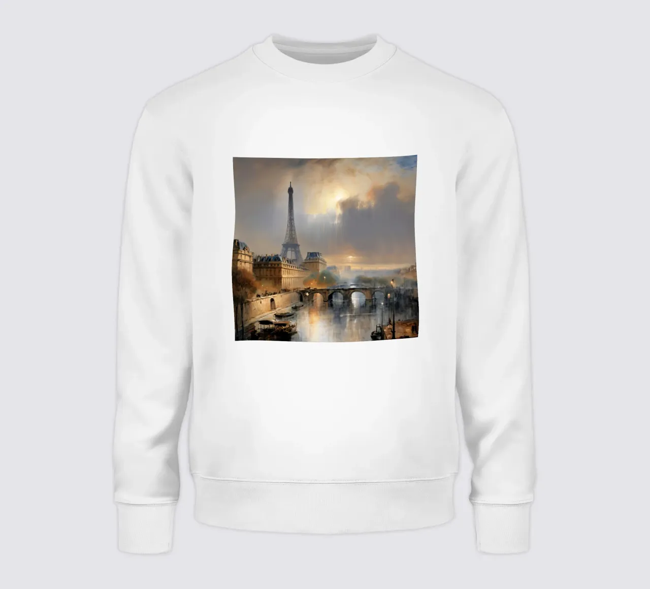 la torre eiffel a parigi felpa da đ NOBELART