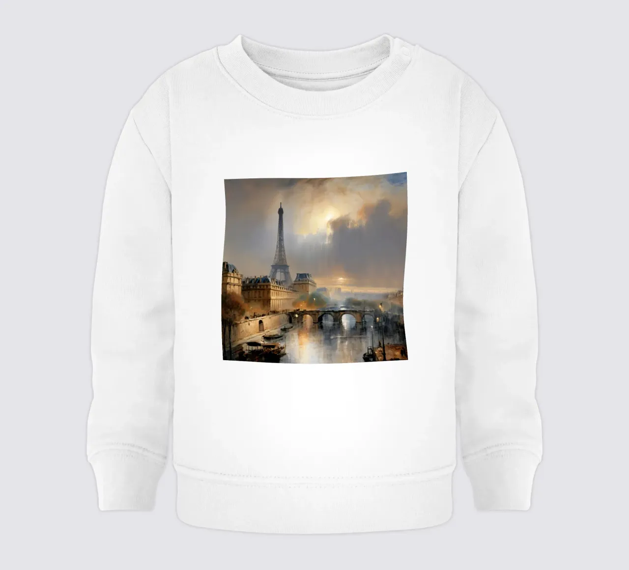 la torre eiffel a parigi felpa neonato da ARTVI-SHOP