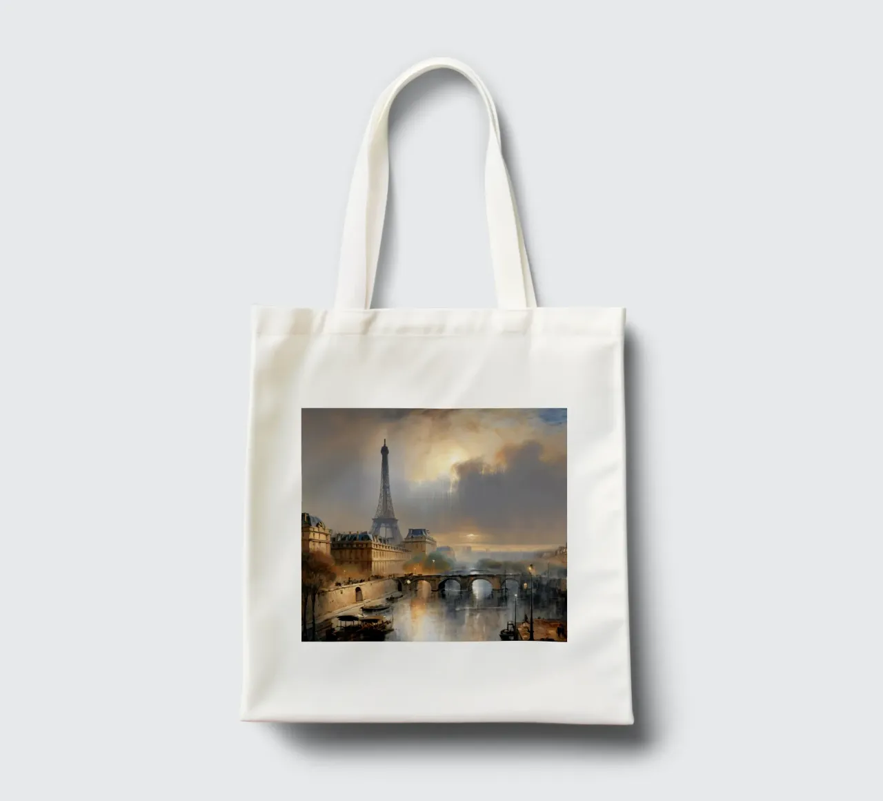 la torre eiffel a parigi borsa in juta da ARTVI-SHOP