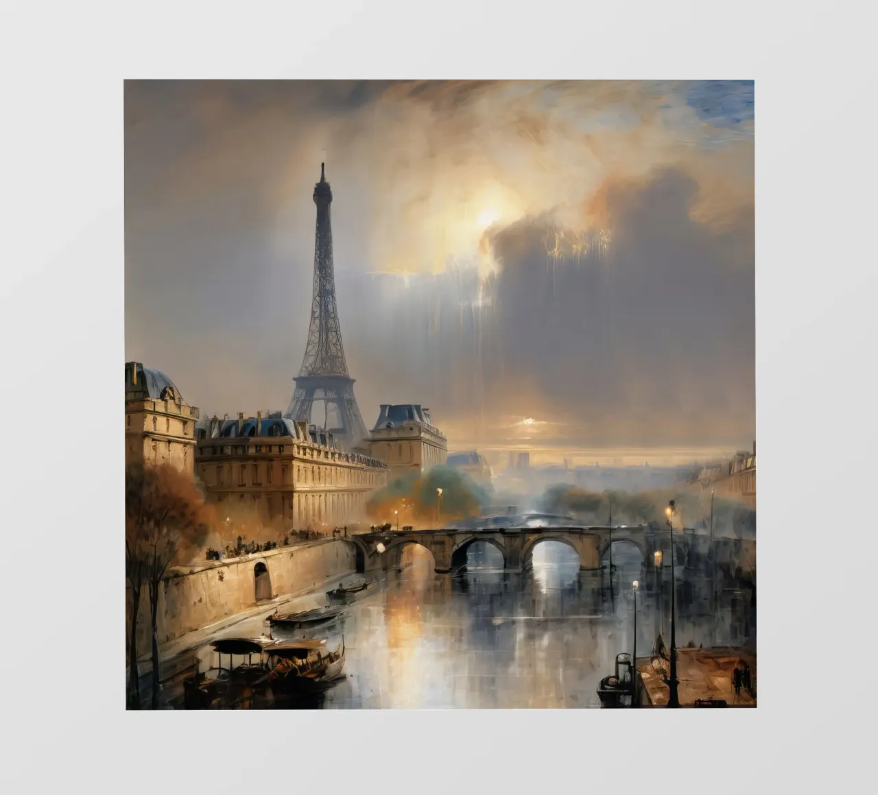 la torre eiffel a parigi telo in pvc da ARTVI-SHOP