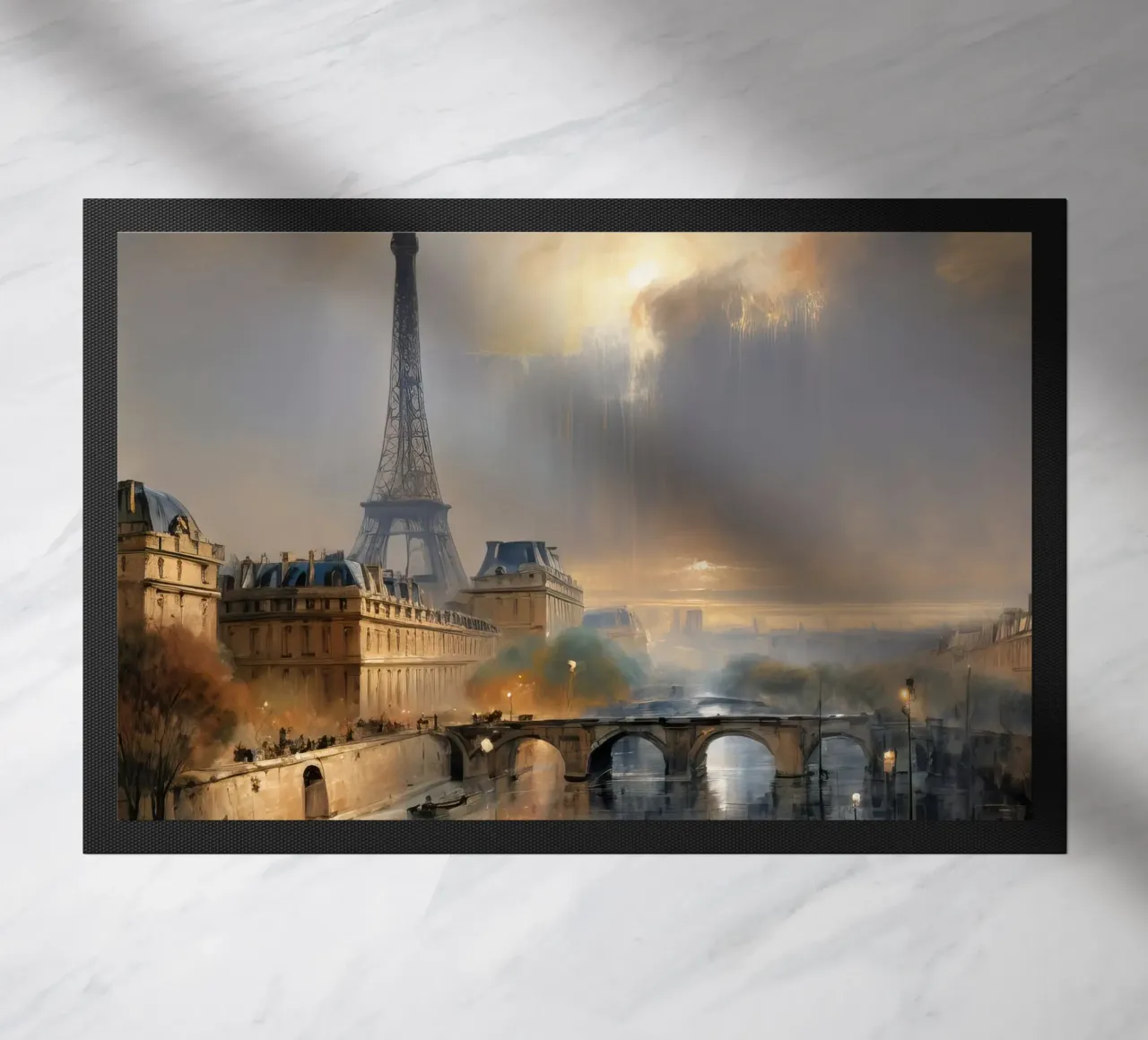 la torre eiffel parís felpudo de ARTVI-SHOP