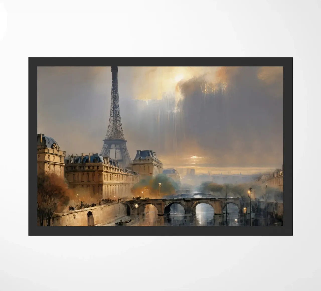 la torre eiffel a parigi zerbino da 🎁 NOBELART