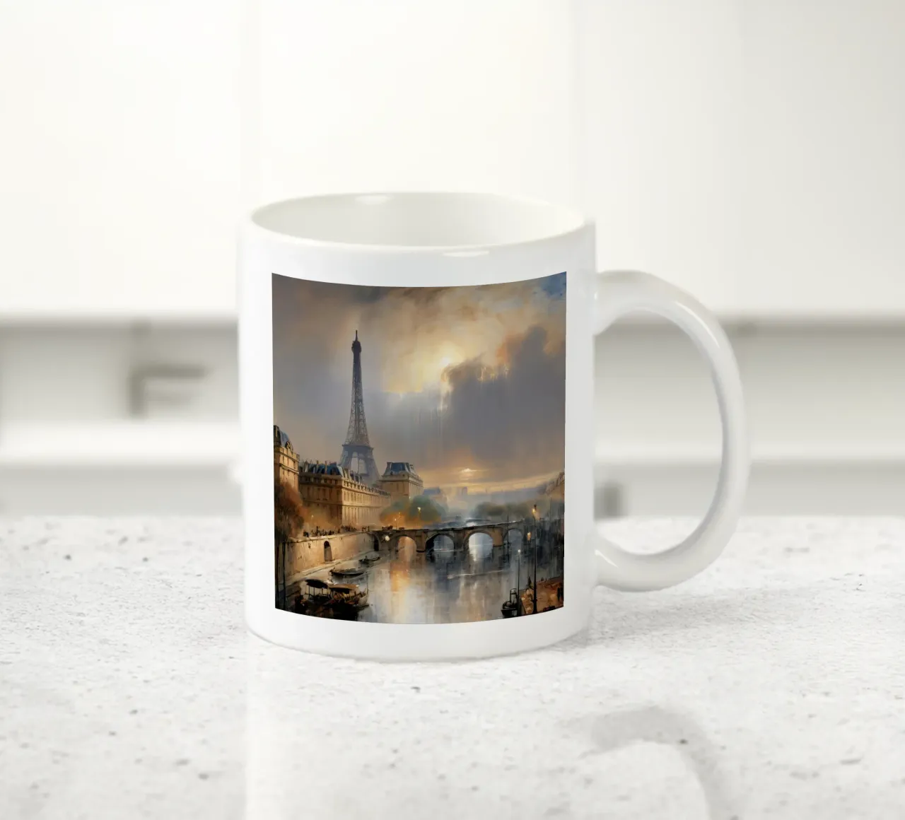 der eiffelturm paris Keramik Tasse von ARTVI-SHOP