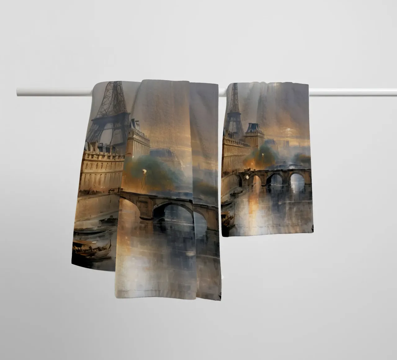 la torre eiffel a parigi asciugamano da bagno da ARTVI-SHOP