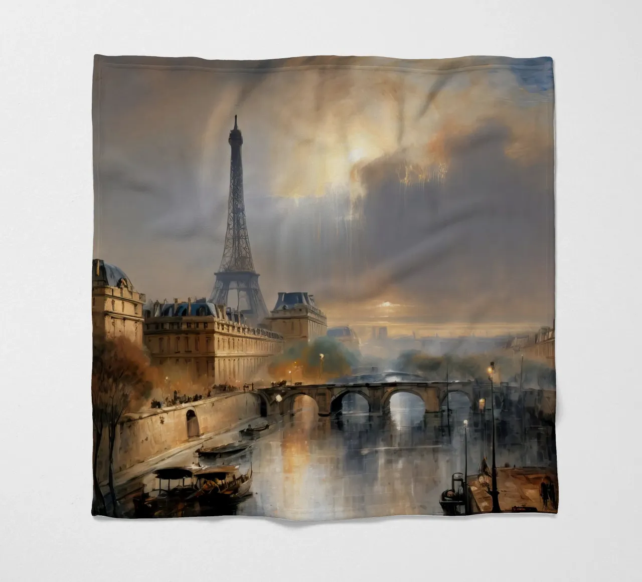 the eiffel tower paris fleece blanket by 🎁 ARTVI-SHOP