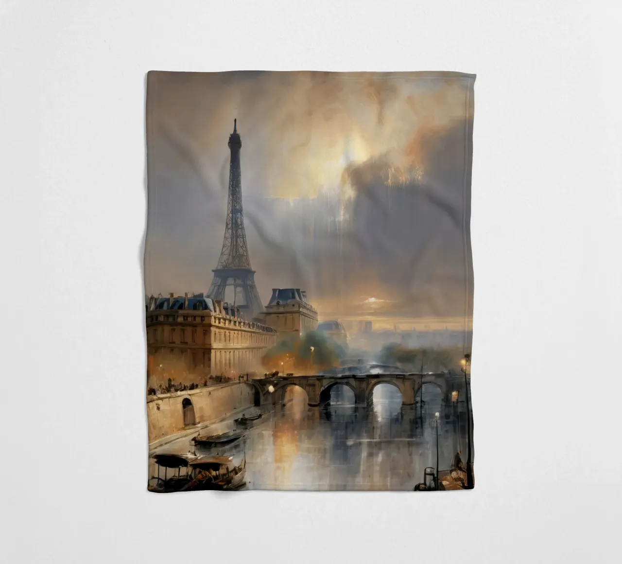 the eiffel tower paris fleece blanket by 🎁 ARTVI-SHOP