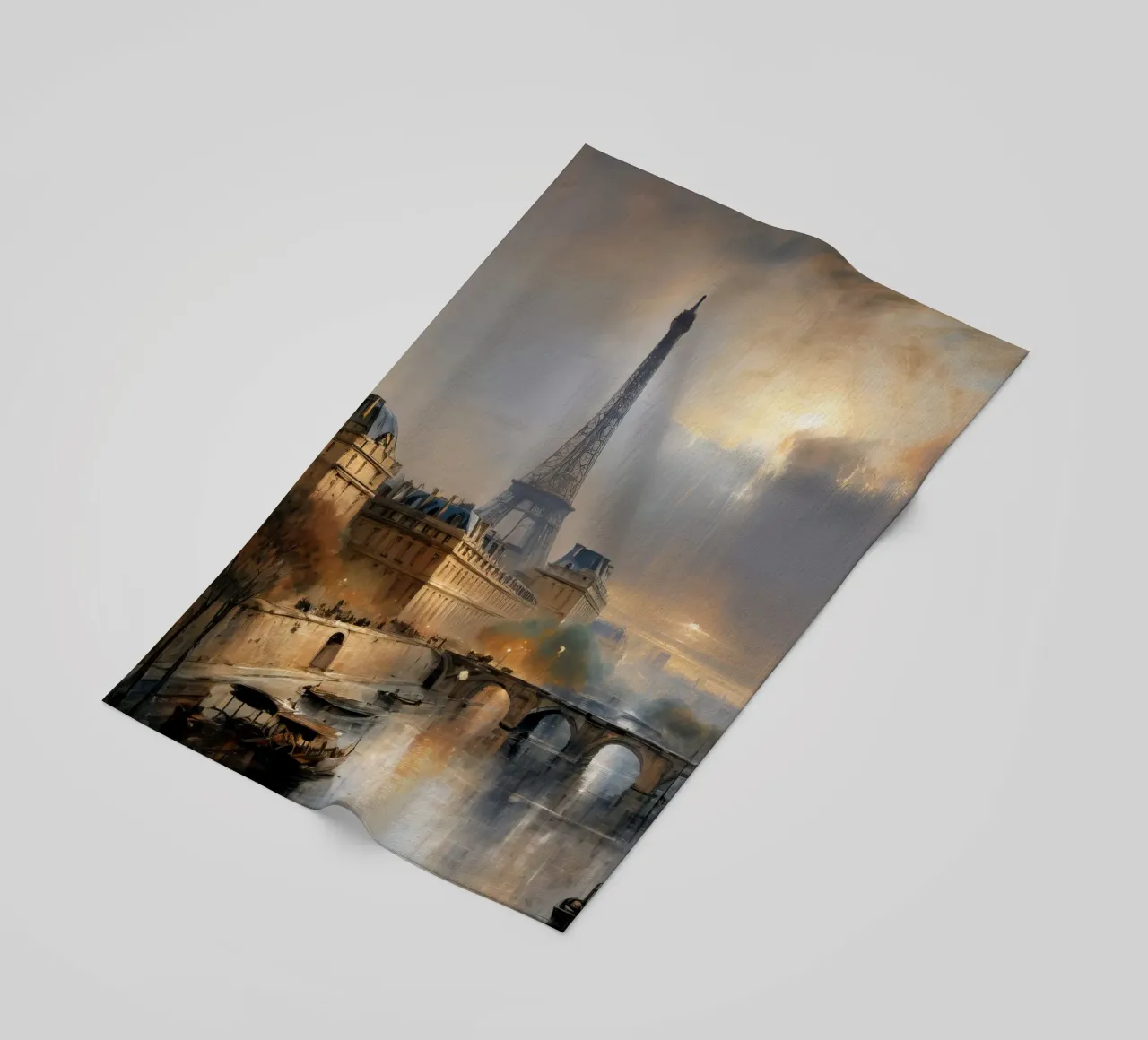 la torre eiffel a parigi telo mare da ARTVI-SHOP
