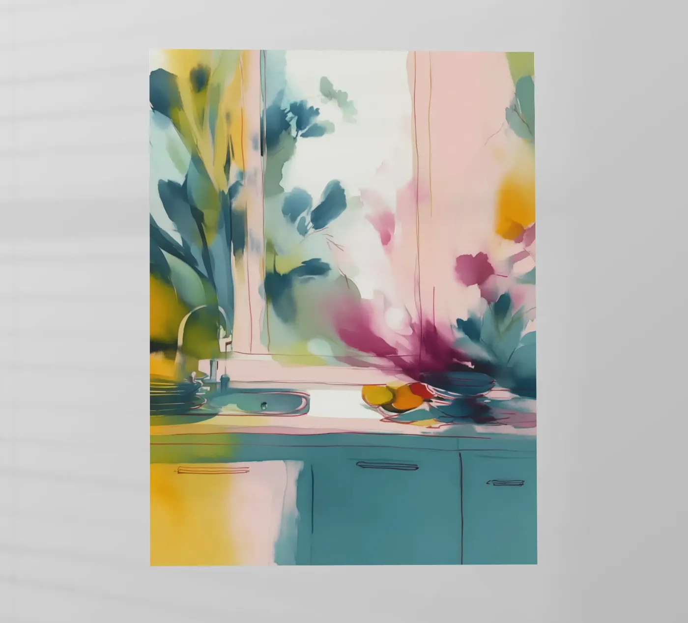 Abstract Kitchen Interior pellicola backlit da Hazia