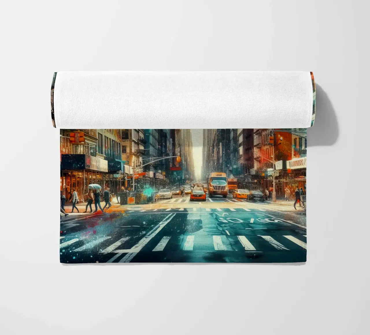 Una strada di New York telo mare da 🎁 ARTVI-SHOP