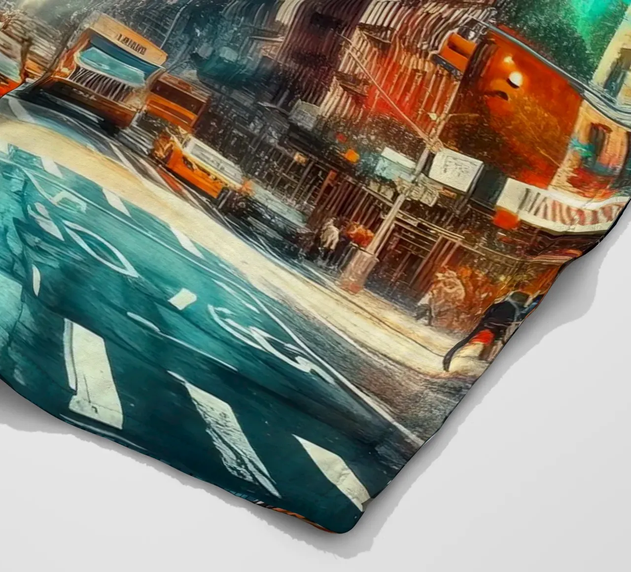 Una strada di New York coperta in pile da 🎁 ARTVI-SHOP