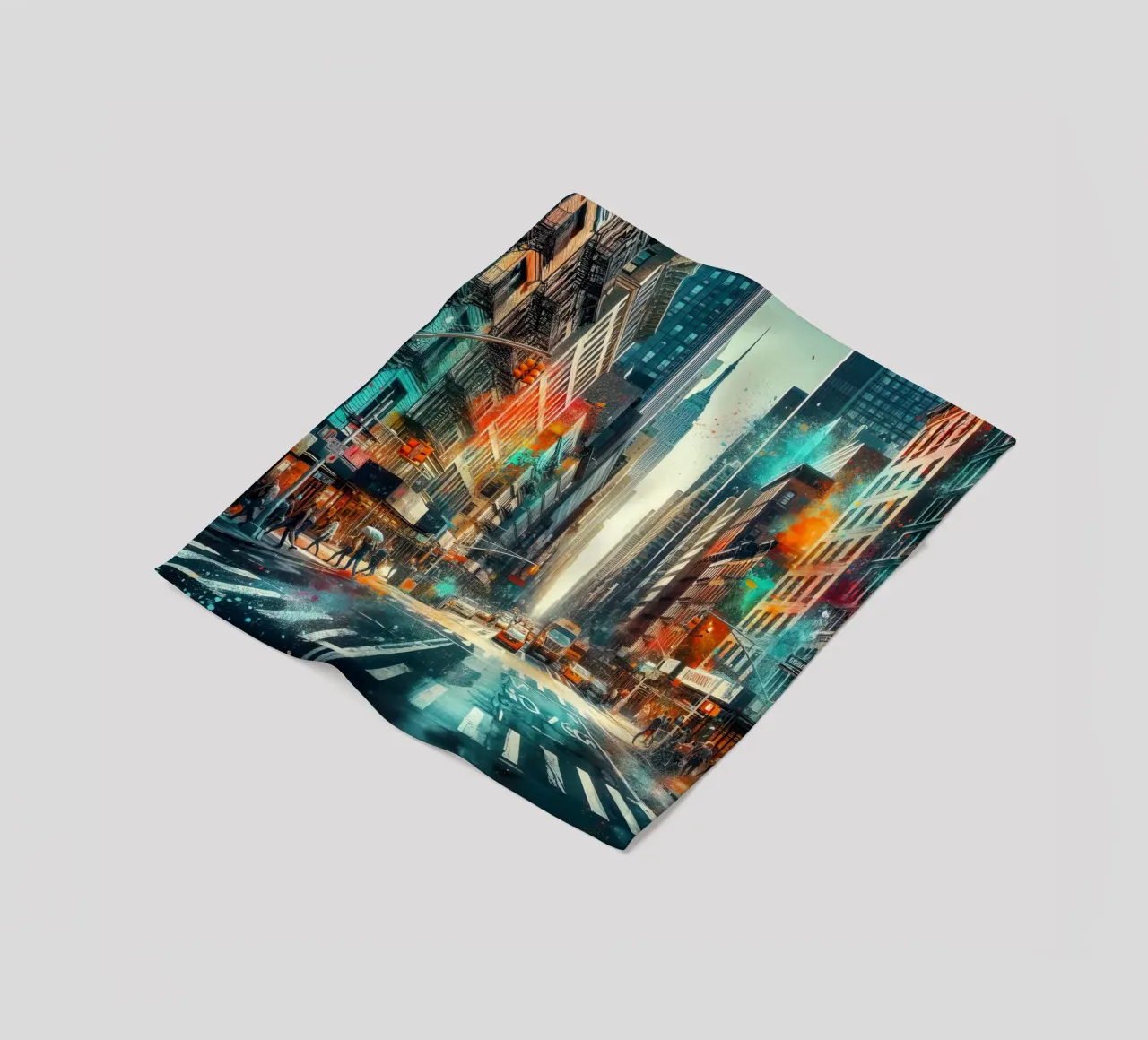 Una strada di New York coperta in pile da 🎁 ARTVI-SHOP