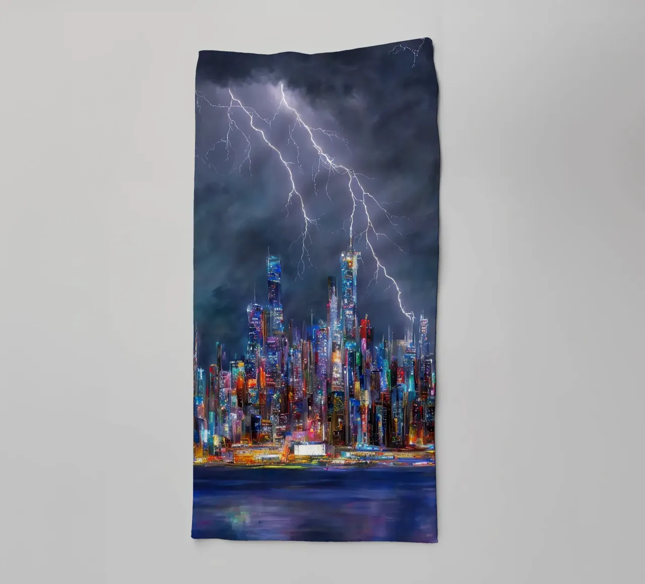 skyline di new york asciugamano da bagno da ARTVI-SHOP