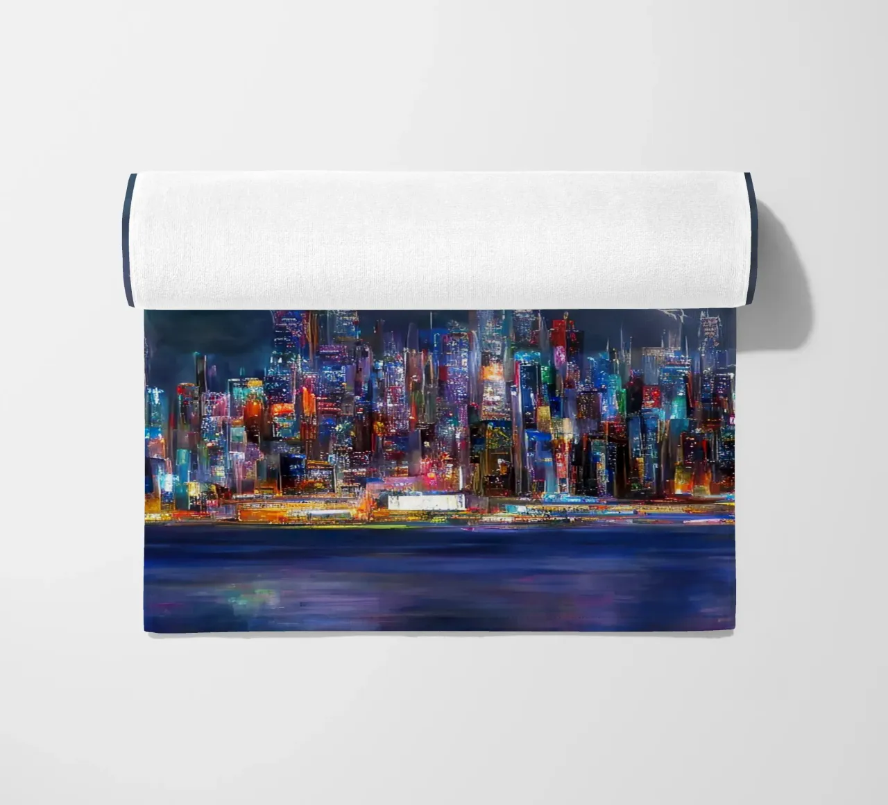skyline di new york telo mare da ARTVI-SHOP