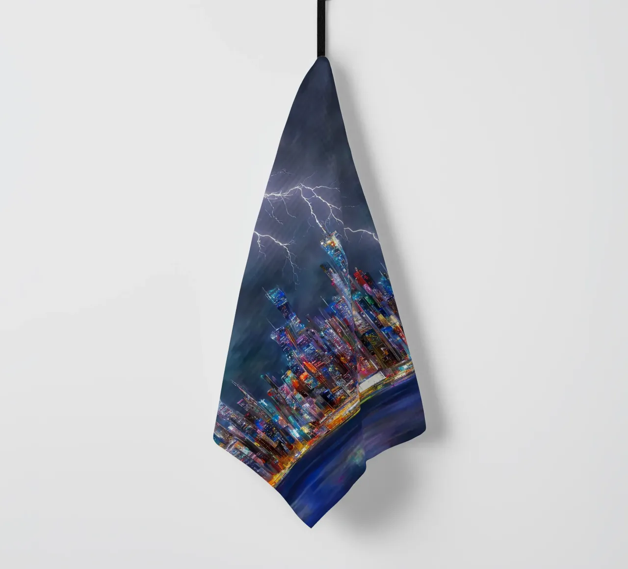 skyline di new york canovaccio da cucina da ARTVI-SHOP