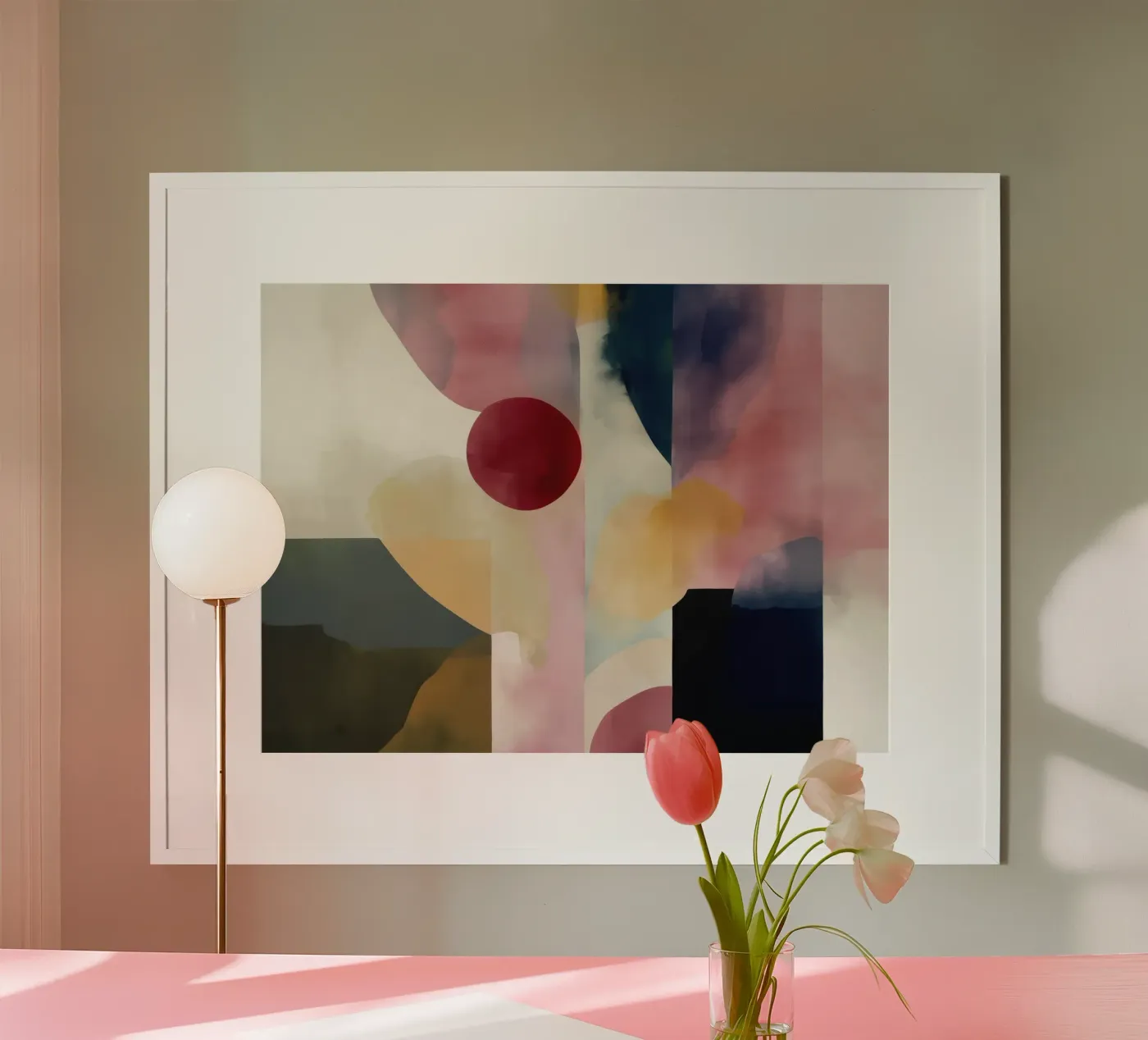 Soft Geometric Shapes poster da Hazia