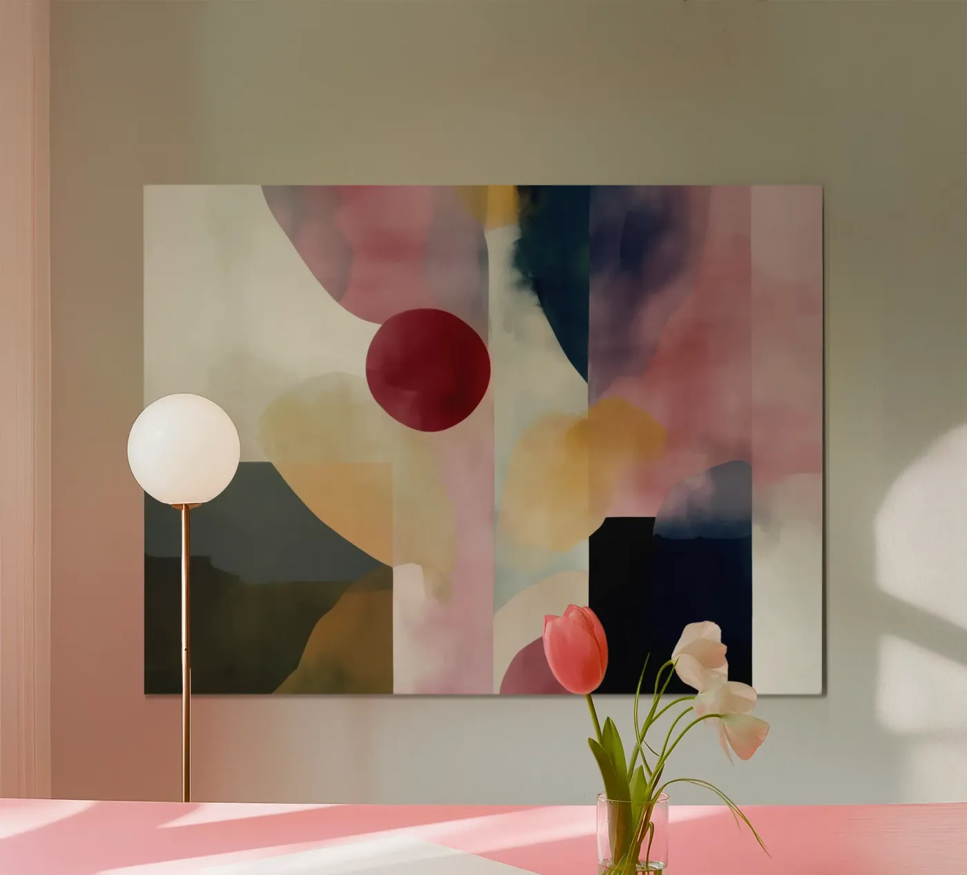 Soft Geometric Shapes poster da Hazia