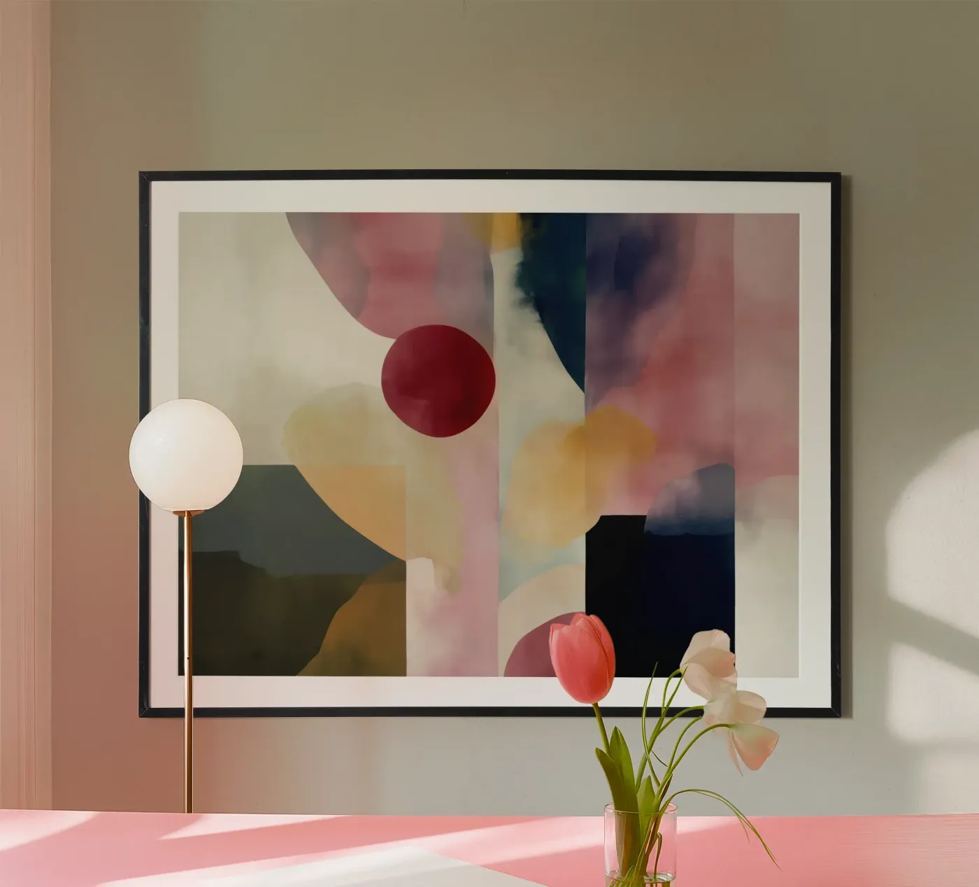Soft Geometric Shapes poster da Hazia