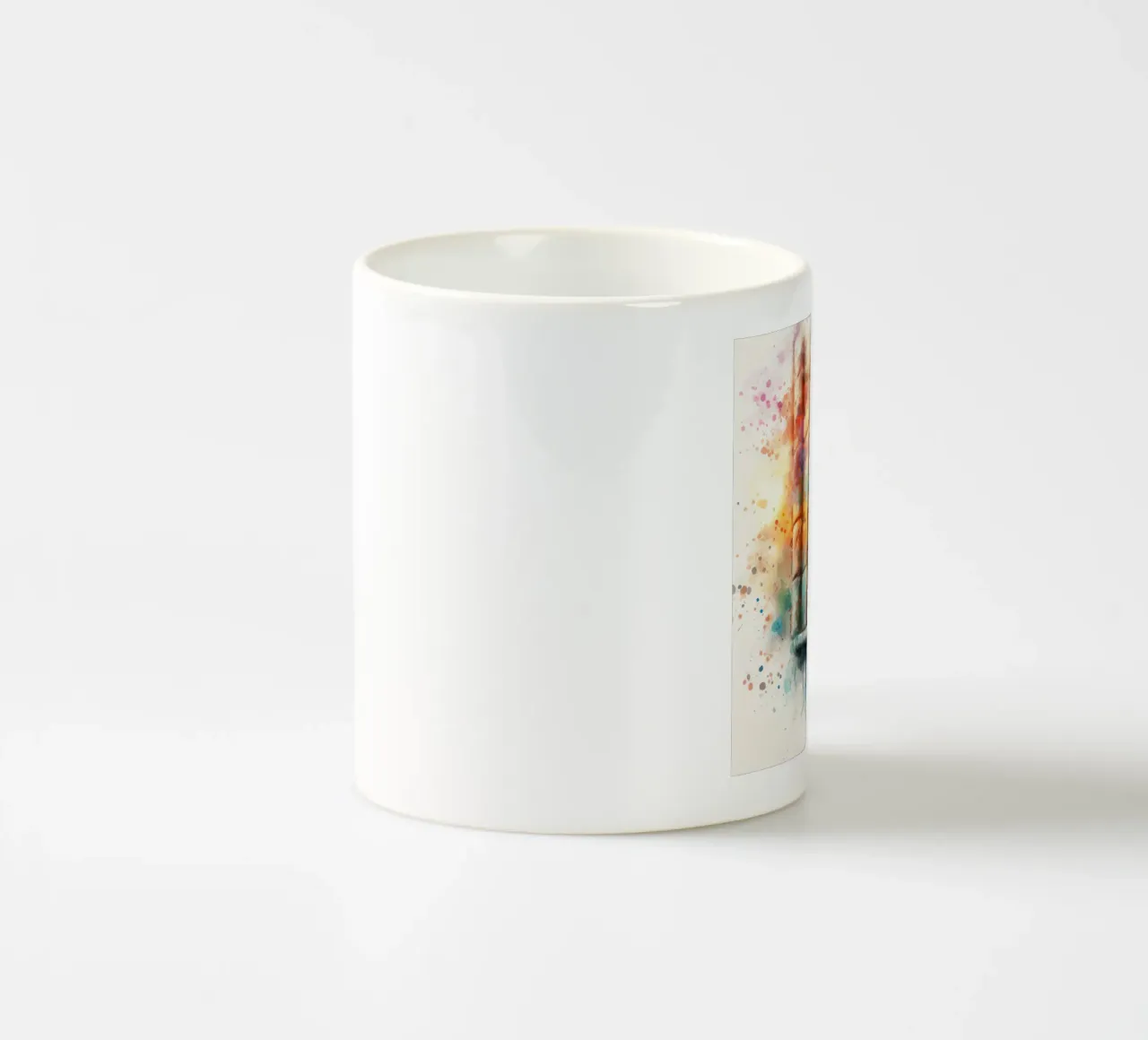 un leone alla finestra tazza in ceramica da 🎁 ARTVI-SHOP