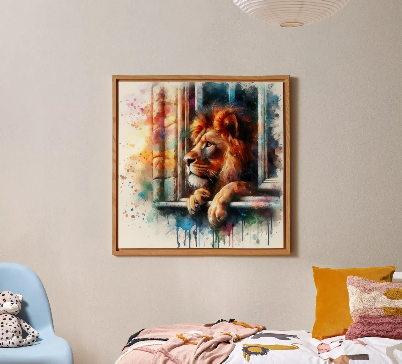 een leeuw voor het raam forex-plaat van 🎁 ARTVI-SHOP