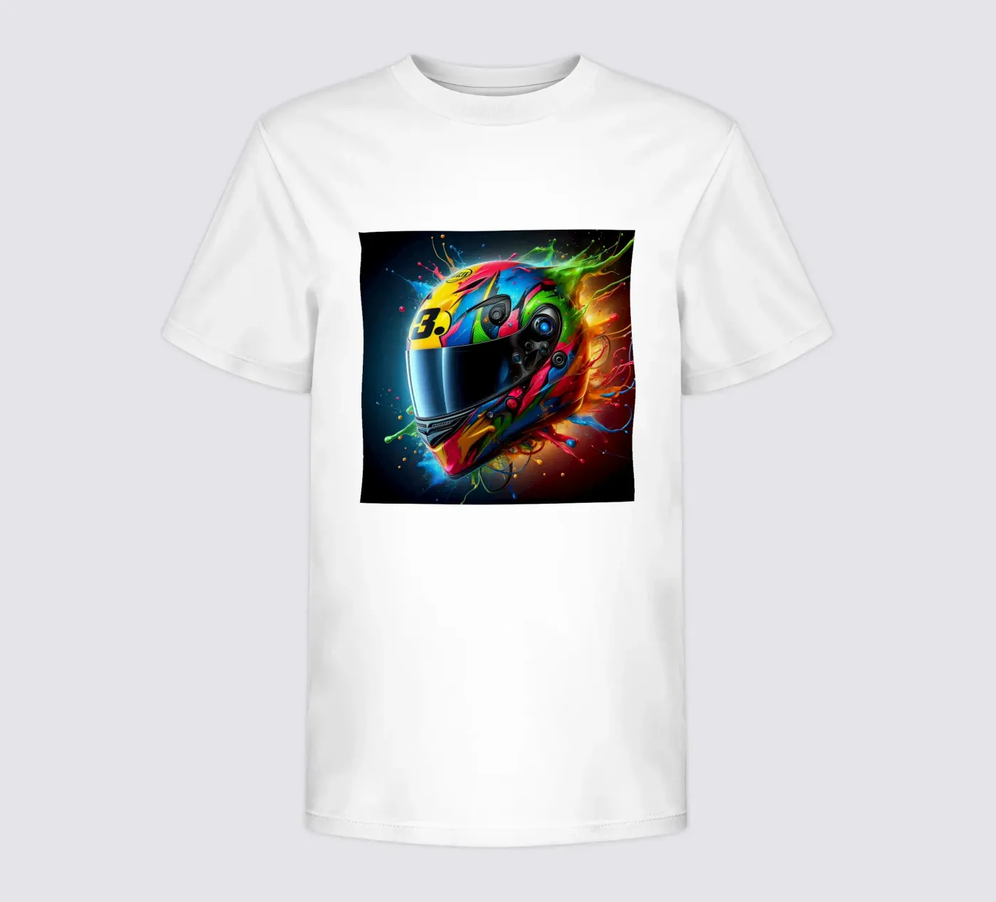 Helm kinder t-shirt van 🎁 NOBELART
