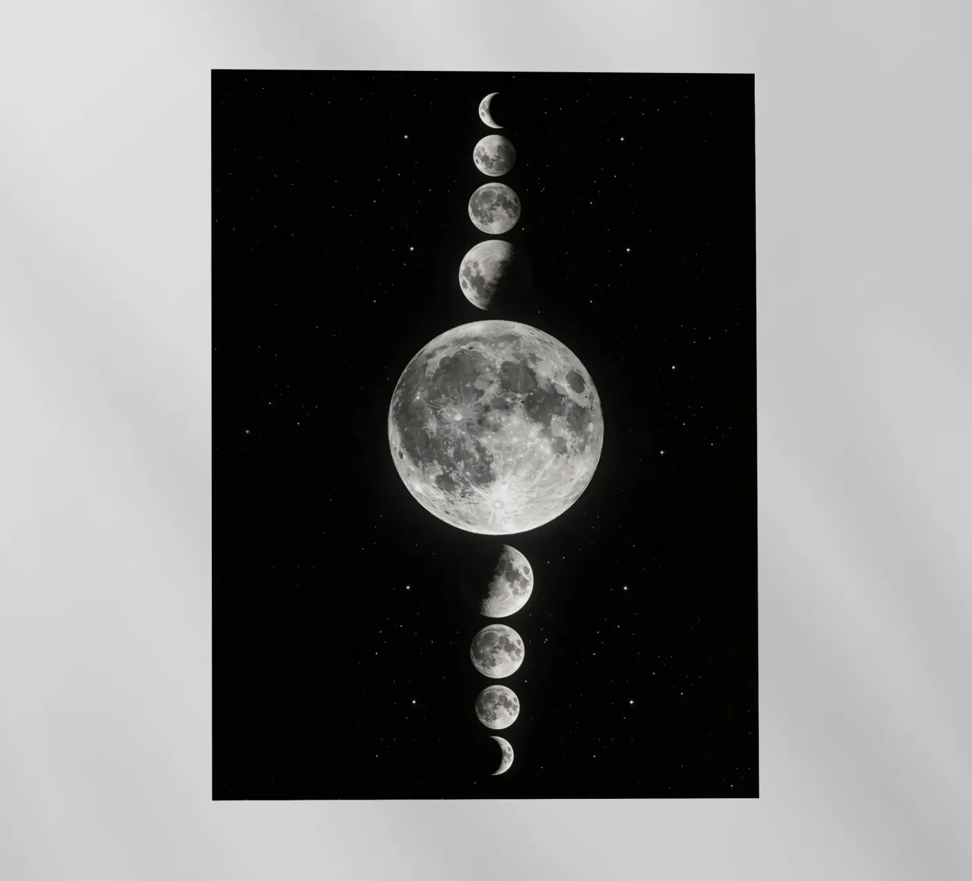Ciclo verticale delle fasi lunari pellicola backlit da 🎁 NOBELART