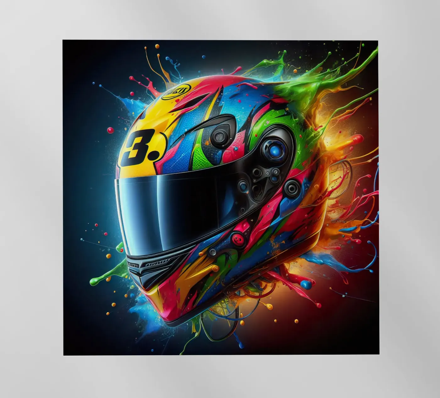 Helmet pellicola backlit da 🎁 NOBELART