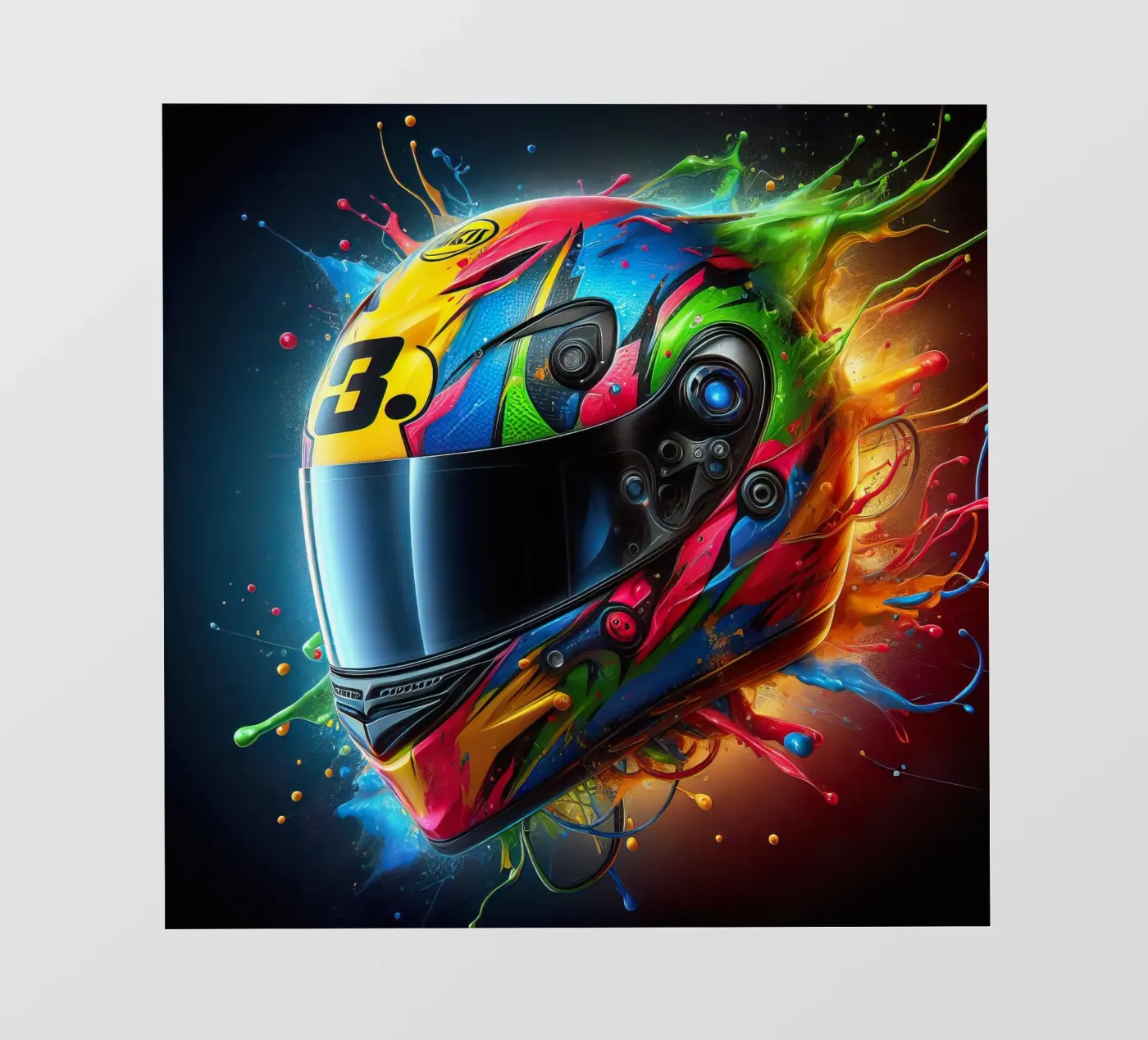 Helmet pellicola backlit da 🎁 NOBELART