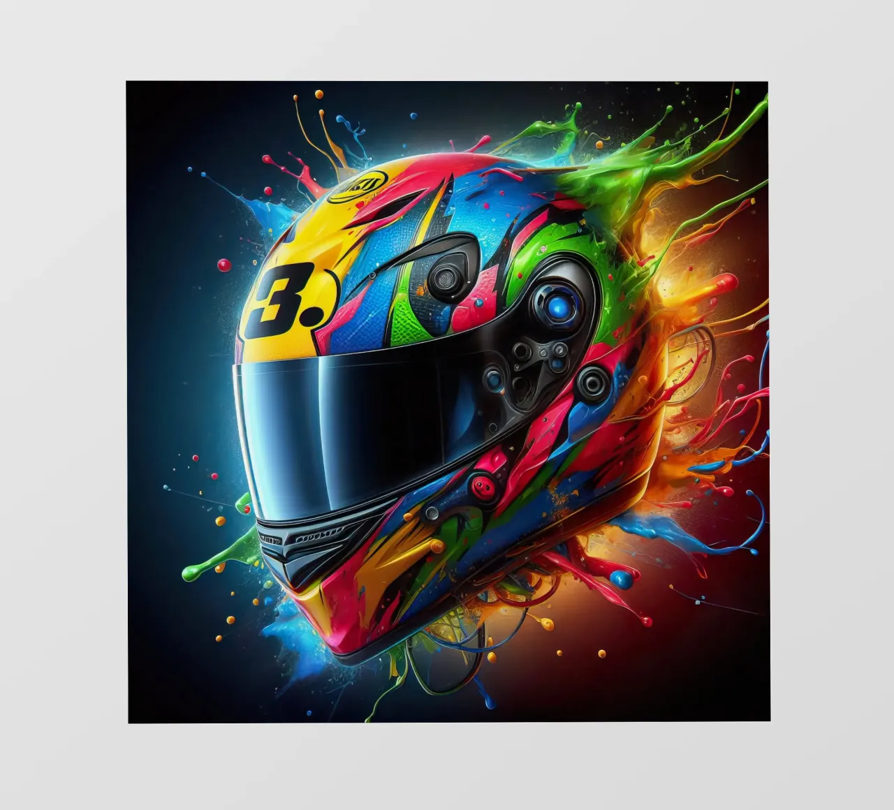 Helm fotobehang van 🎁 NOBELART