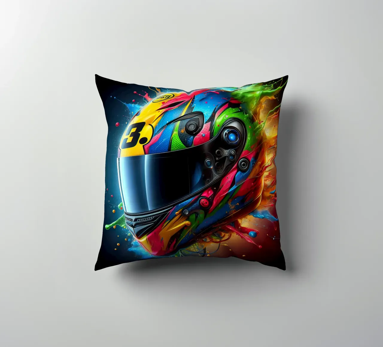 Helmet decorative cushion by 🎁 ARTVI-SHOP