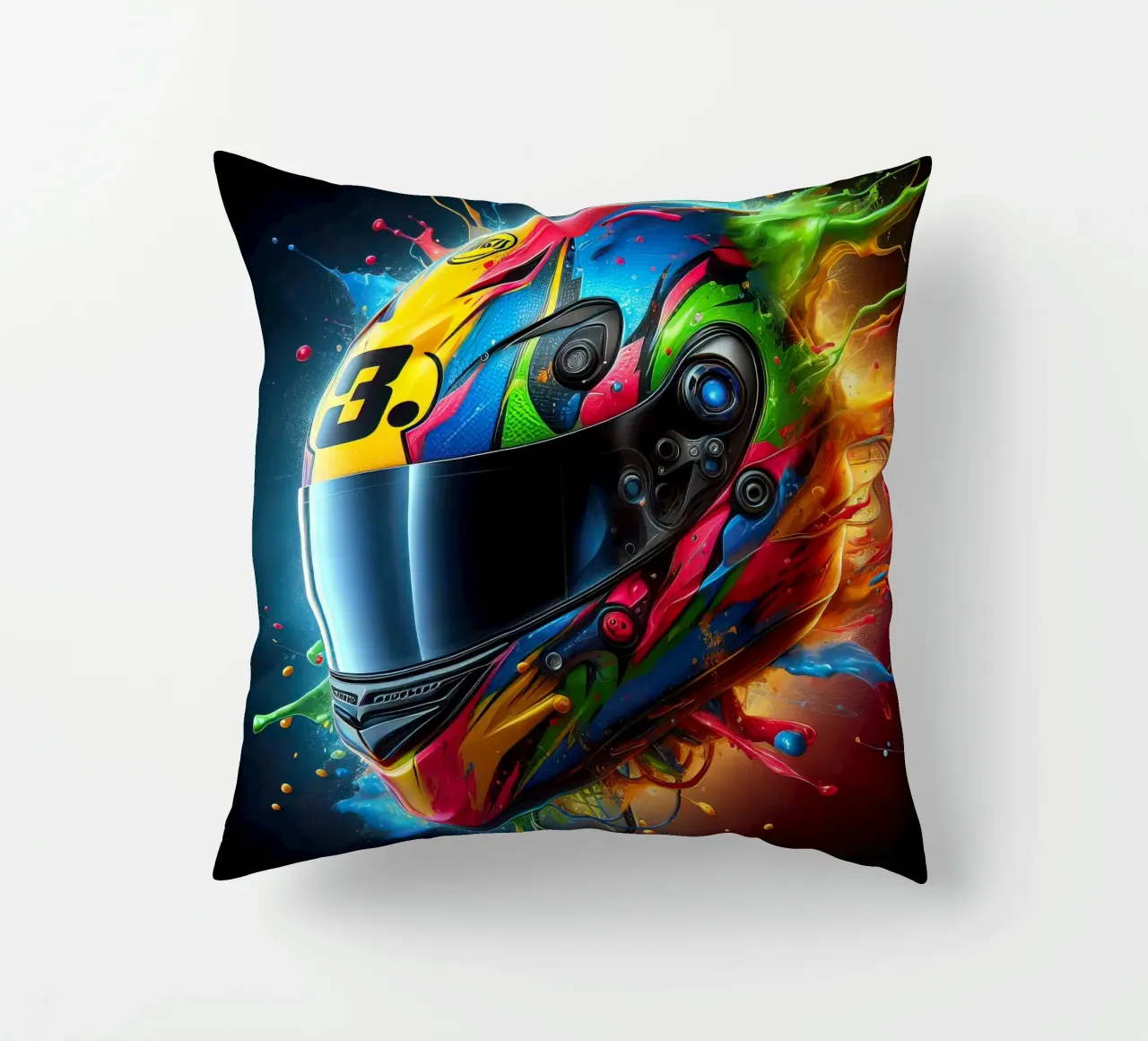 Helmet decorative cushion by 🎁 ARTVI-SHOP