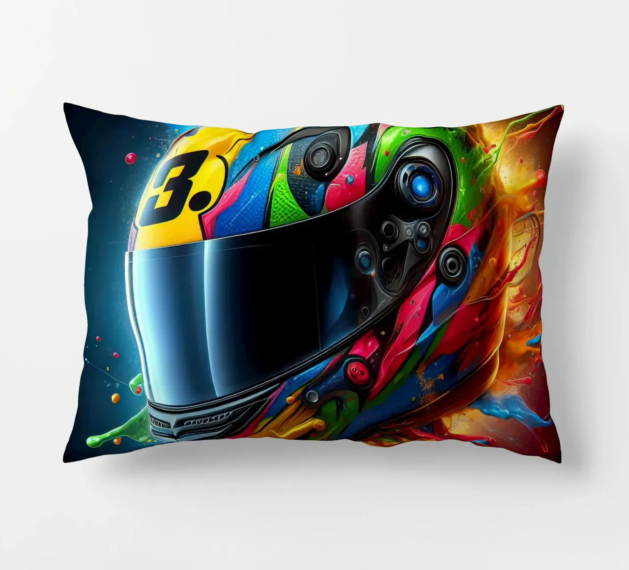 Helmet decorative cushion by 🎁 ARTVI-SHOP