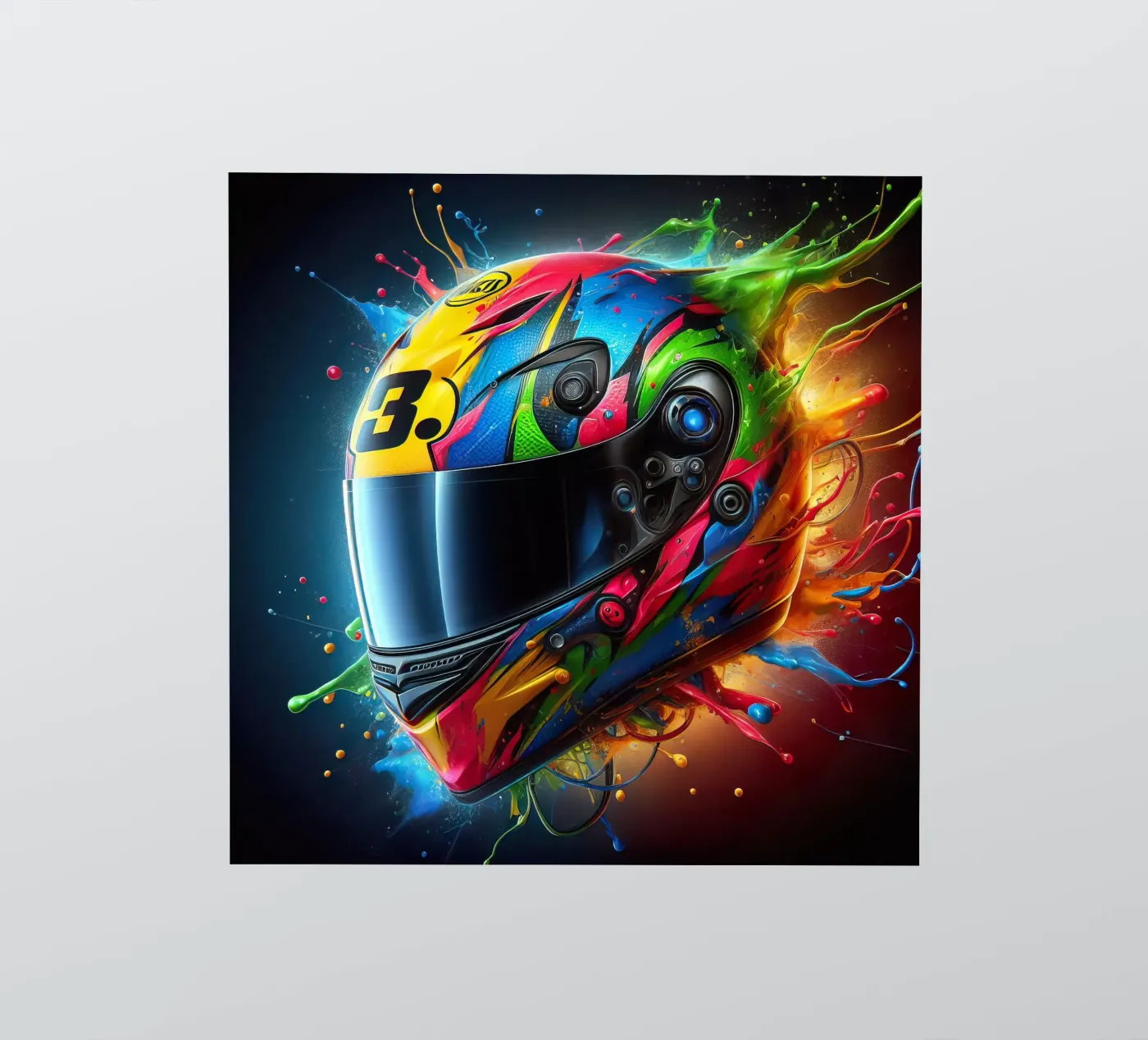 Helm sticker van 🎁 NOBELART