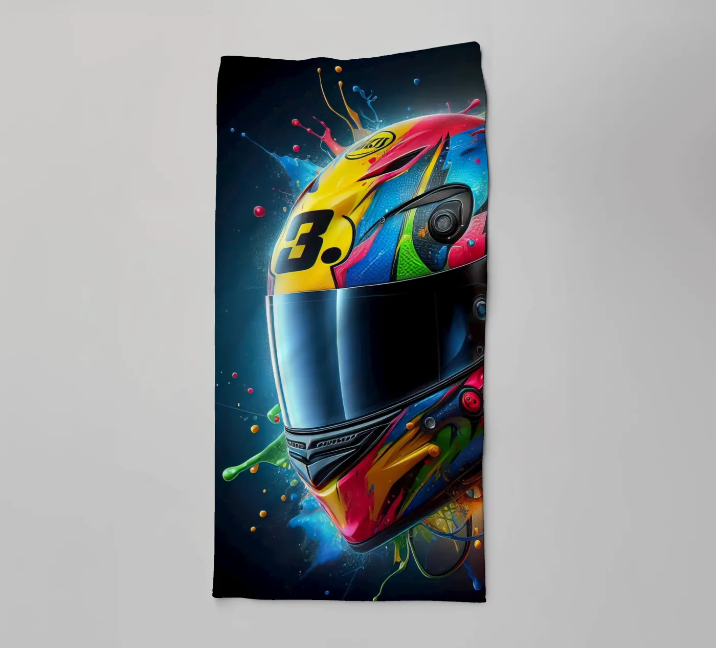 Helmet badhanddoek van 🎁 NOBELART