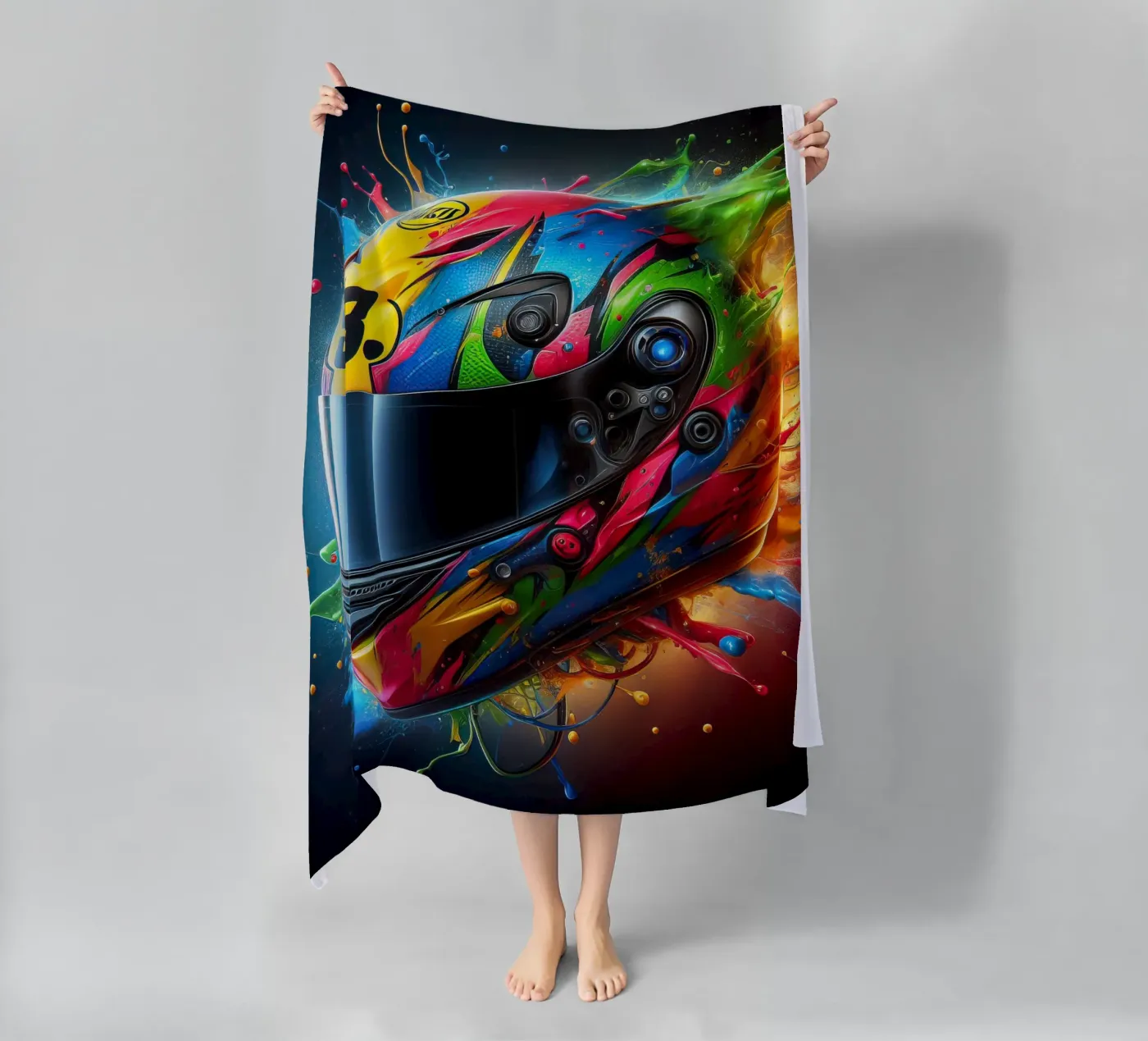 Helm strandhanddoek van 🎁 NOBELART