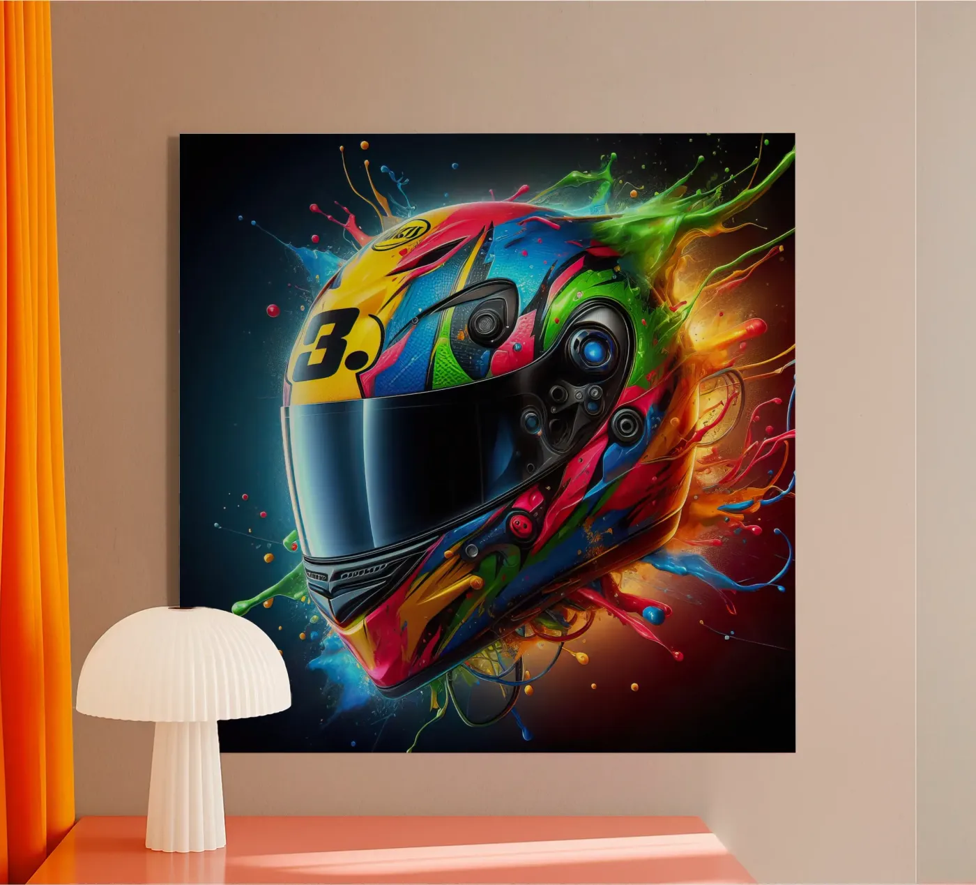 Helmet plexiglas de 🎁 NOBELART