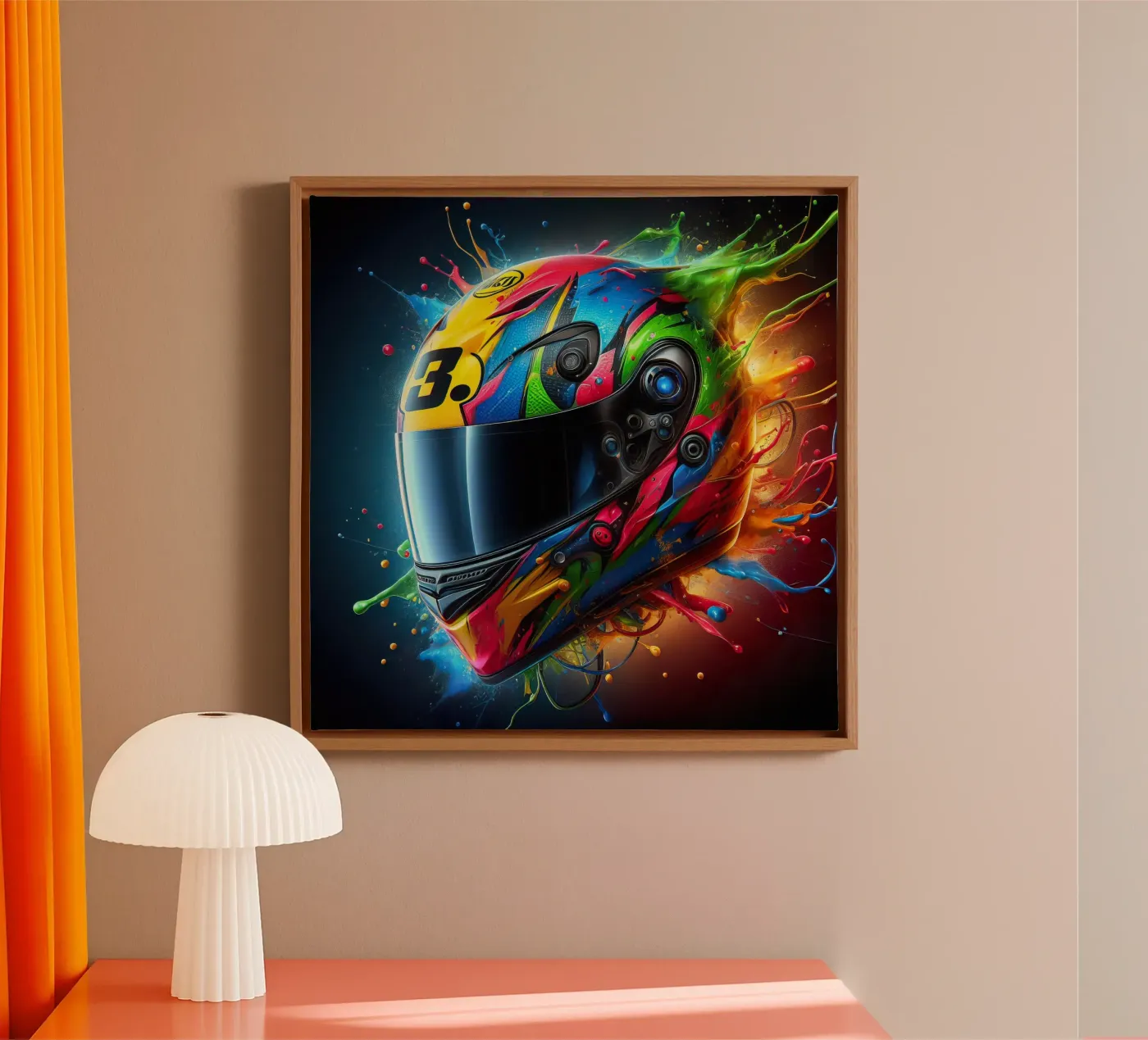 Helm Leinwand von 🎁 NOBELART