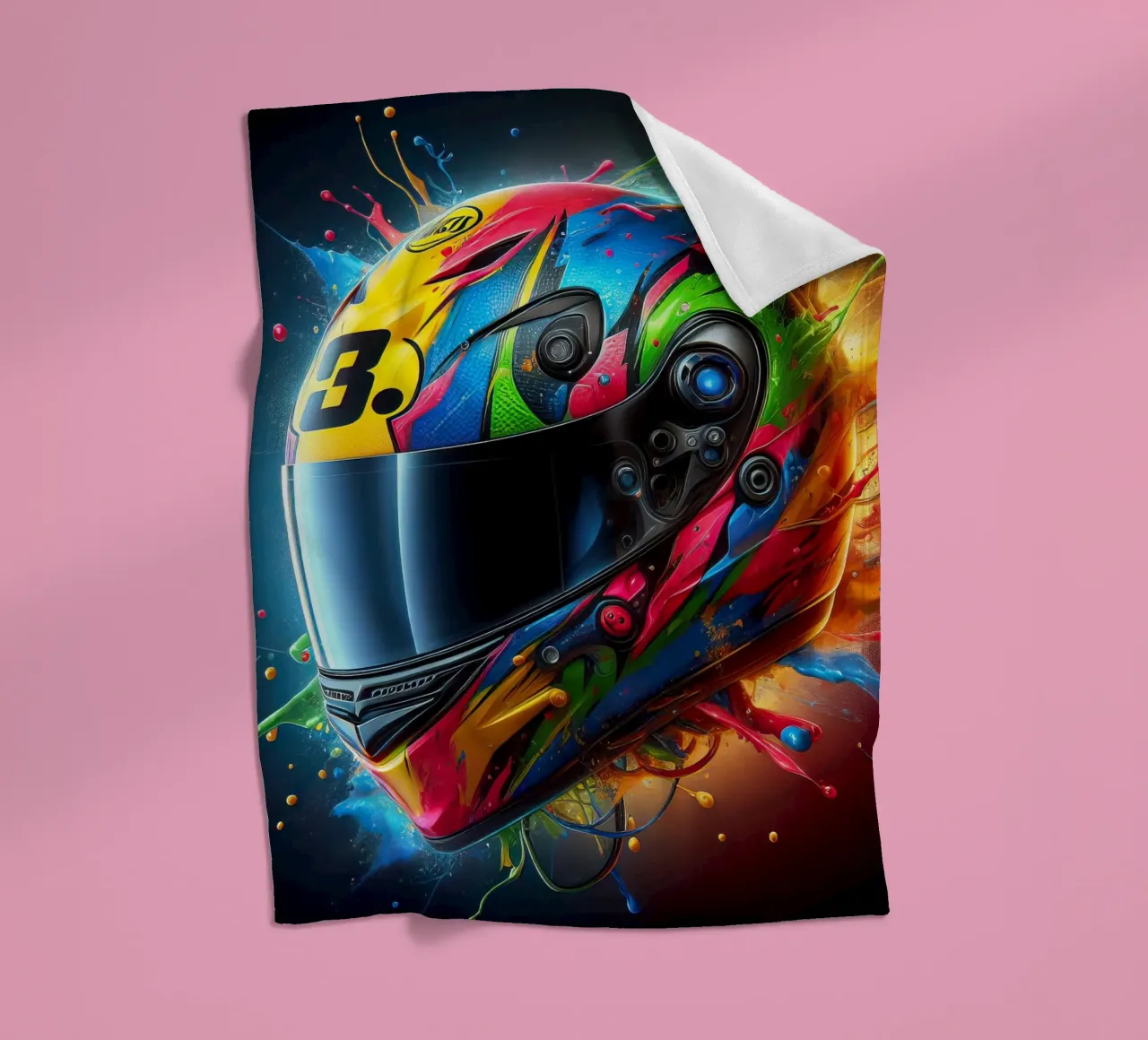 Helmet Fleecedecke von 🎁 NOBELART