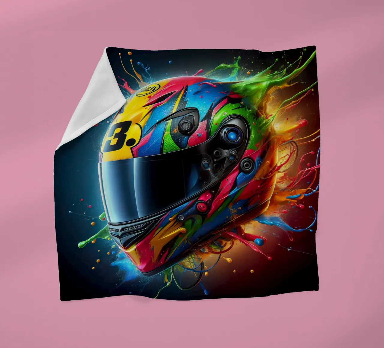 Helmet Fleecedecke von 🎁 NOBELART