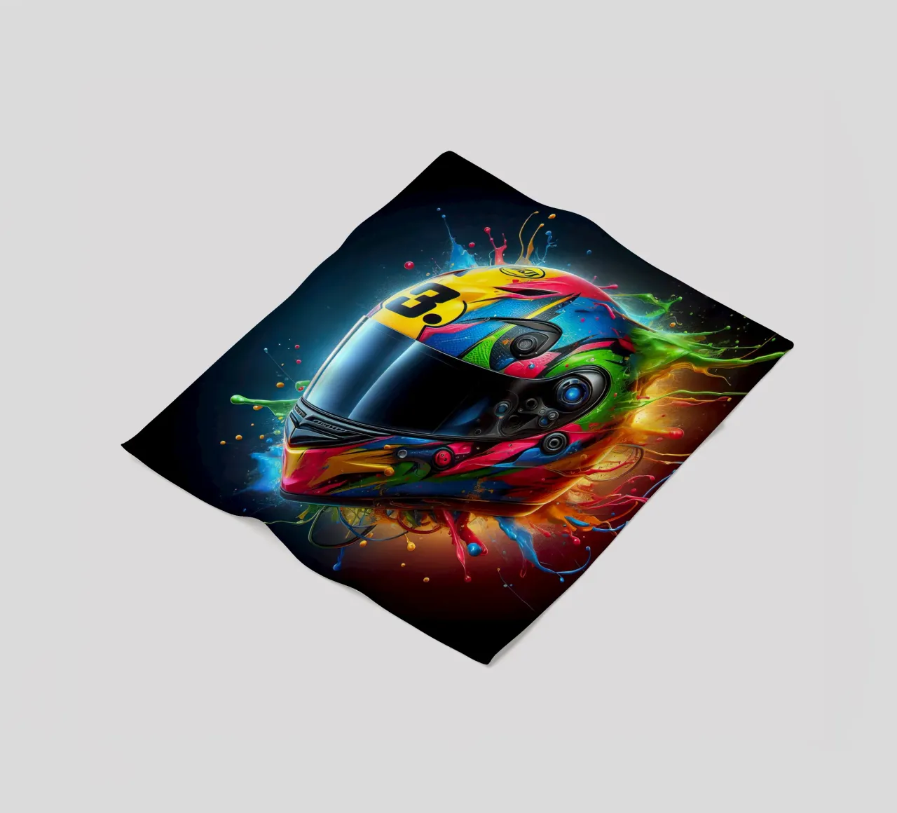 Helmet Fleecedecke von 🎁 NOBELART