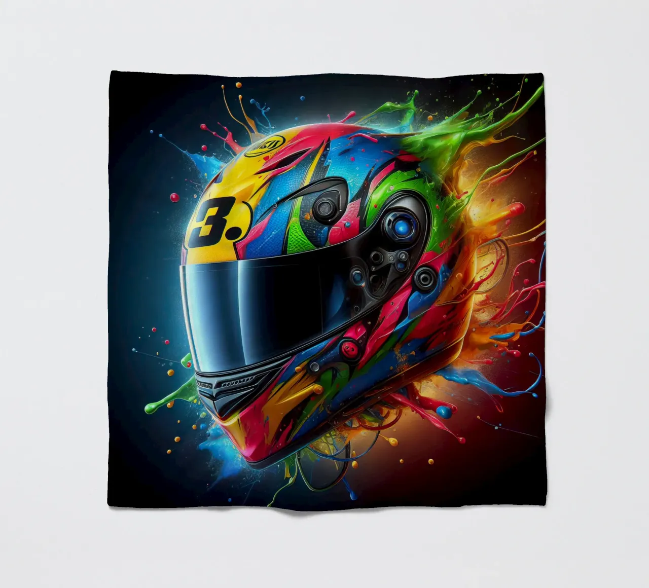 Helmet Fleecedecke von 🎁 NOBELART
