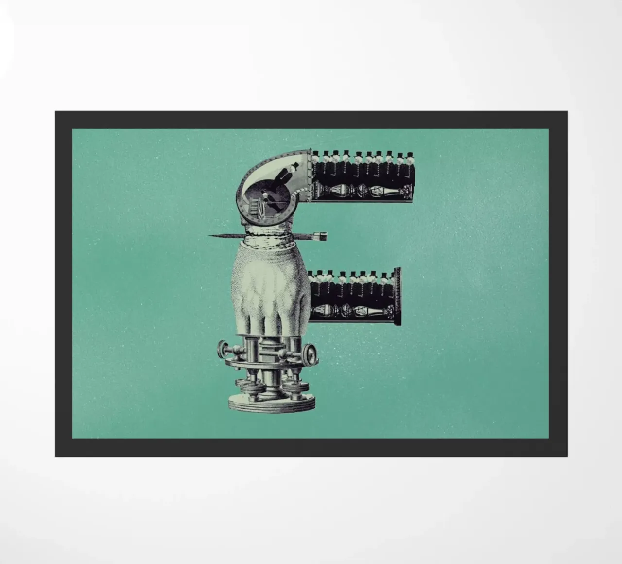Steampunk Alphabet Letter F zerbino da Birgit Palma