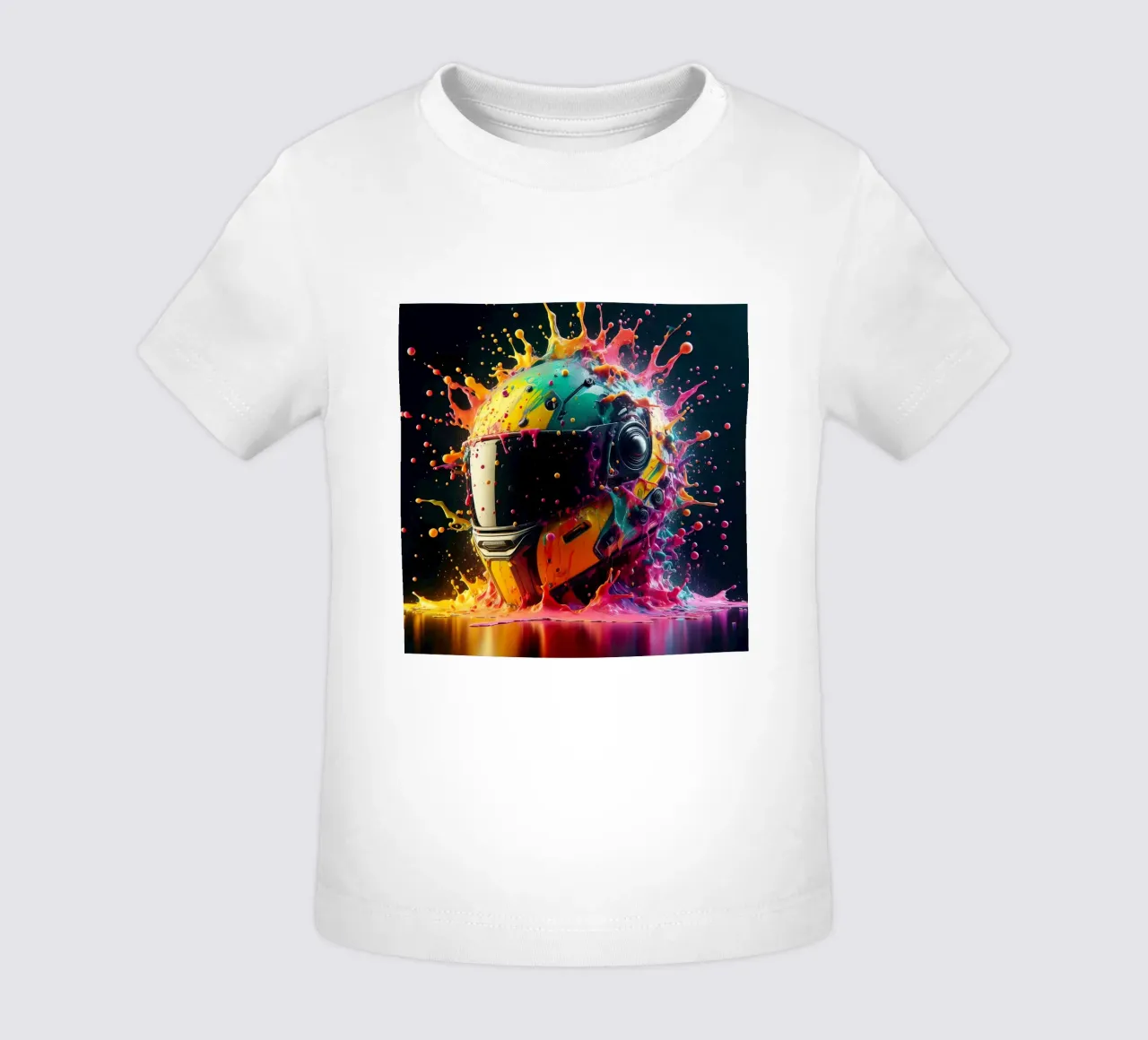 Helmet baby t-shirt by 🎁 ARTVI-SHOP