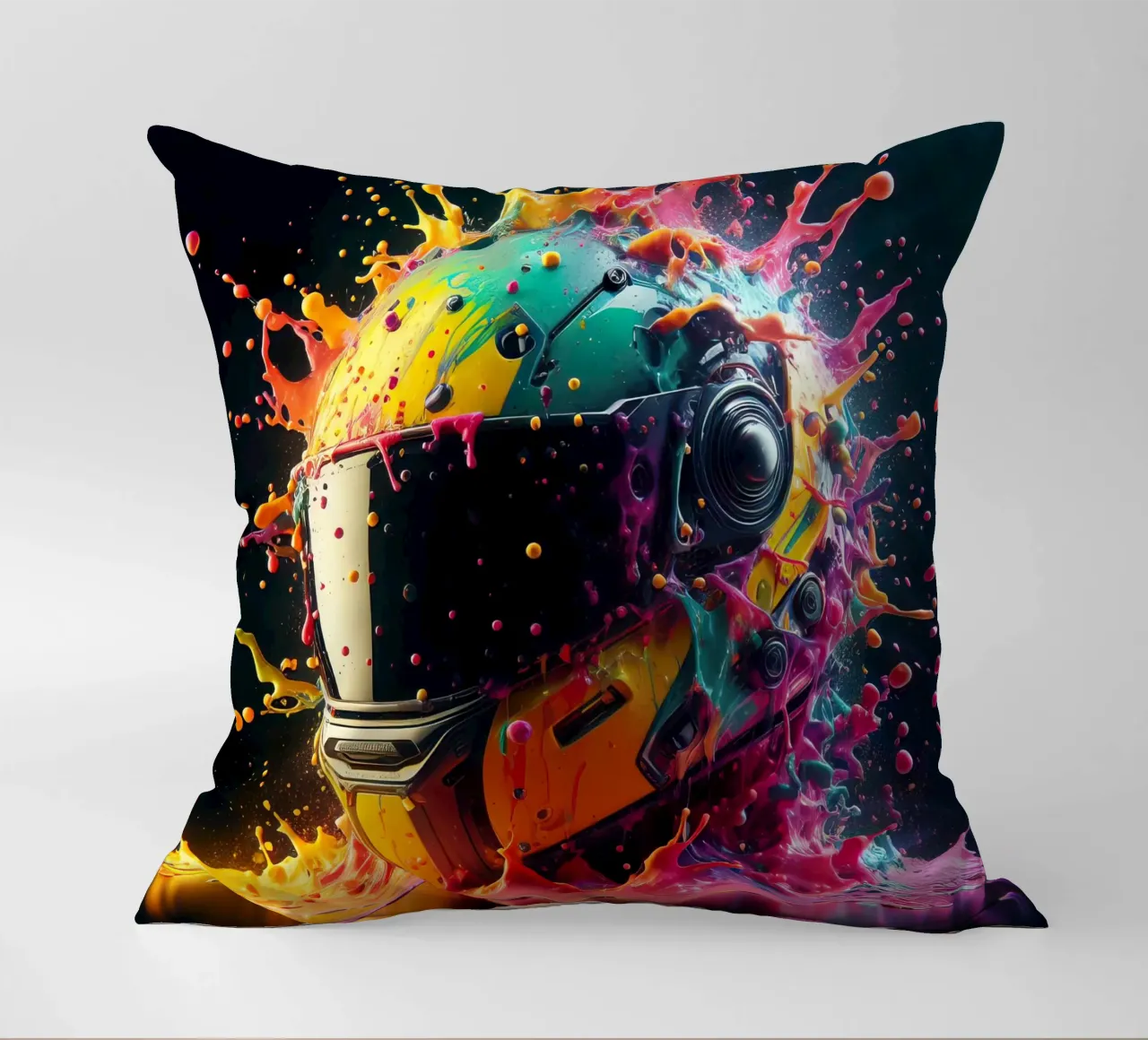 Helmet decorative cushion by 🎁 ARTVI-SHOP