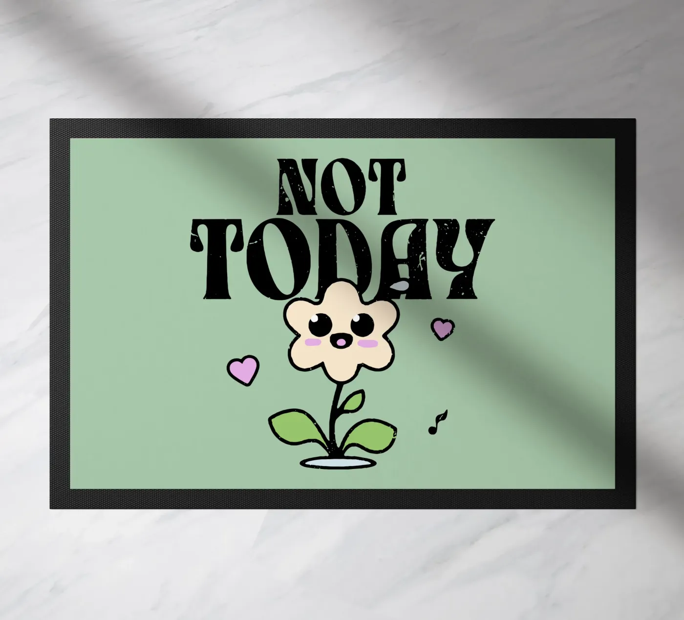 Not Today doormat by Gunawan Rb