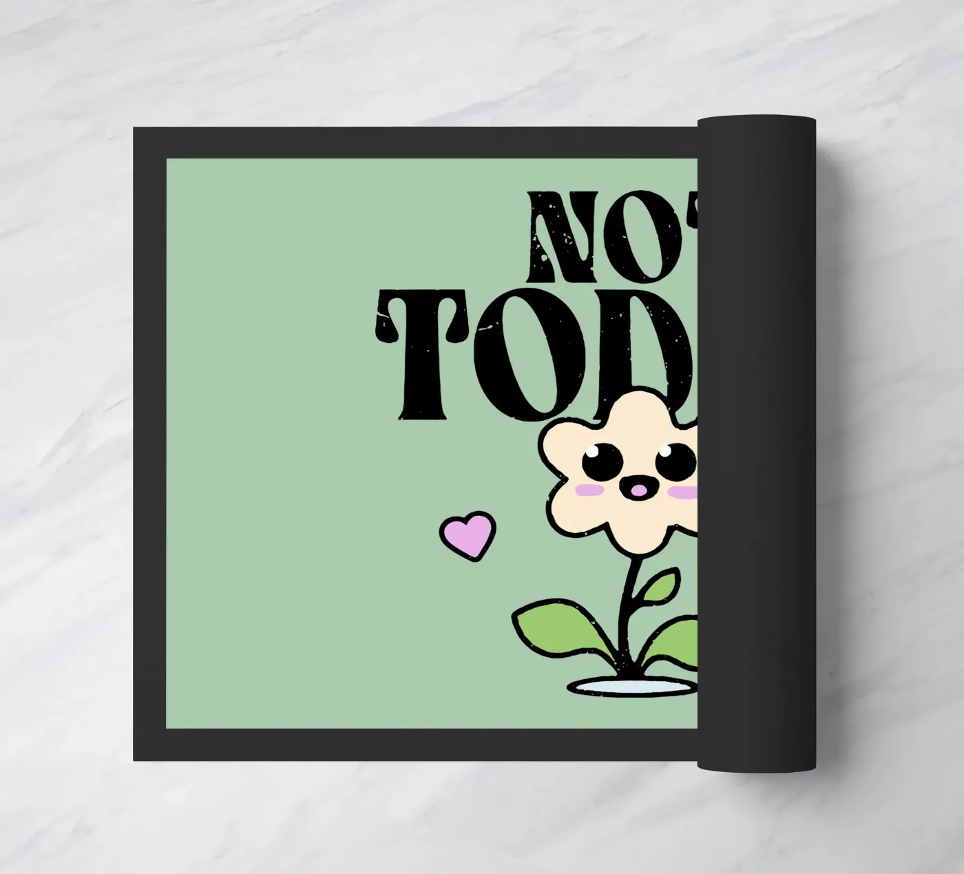 Not Today doormat by Gunawan Rb