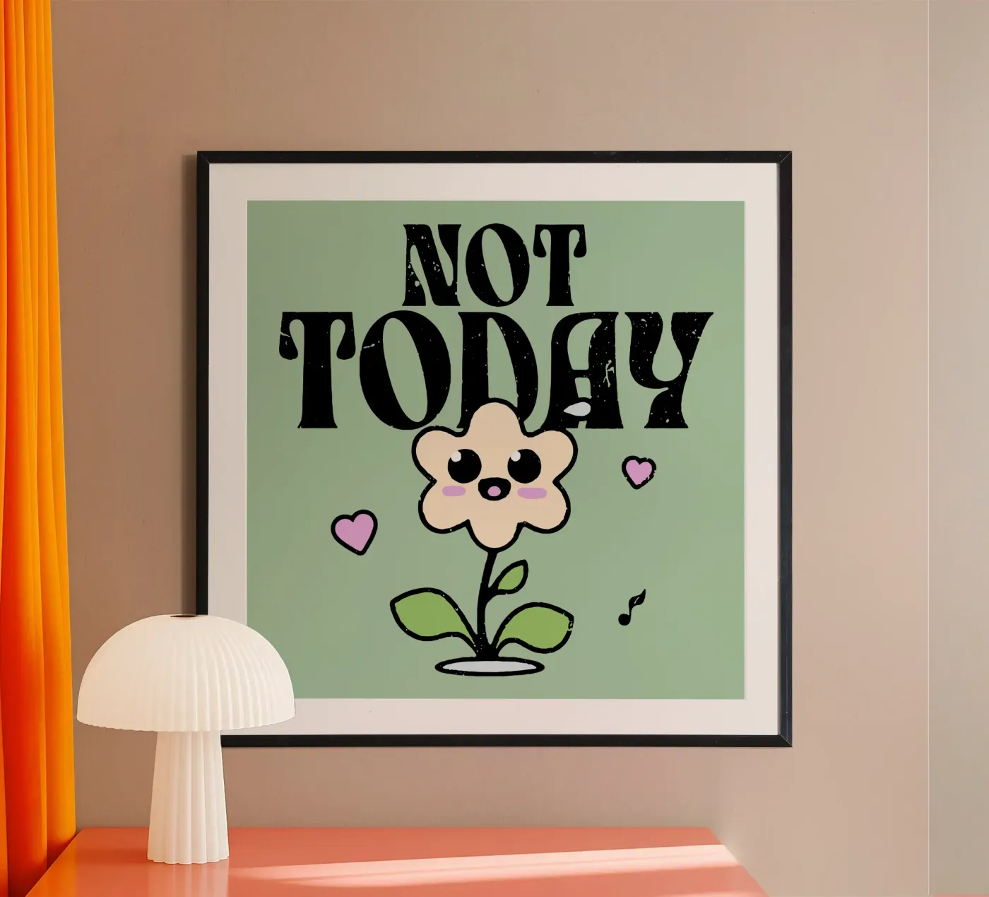 Not Today poster by Gunawan Rb