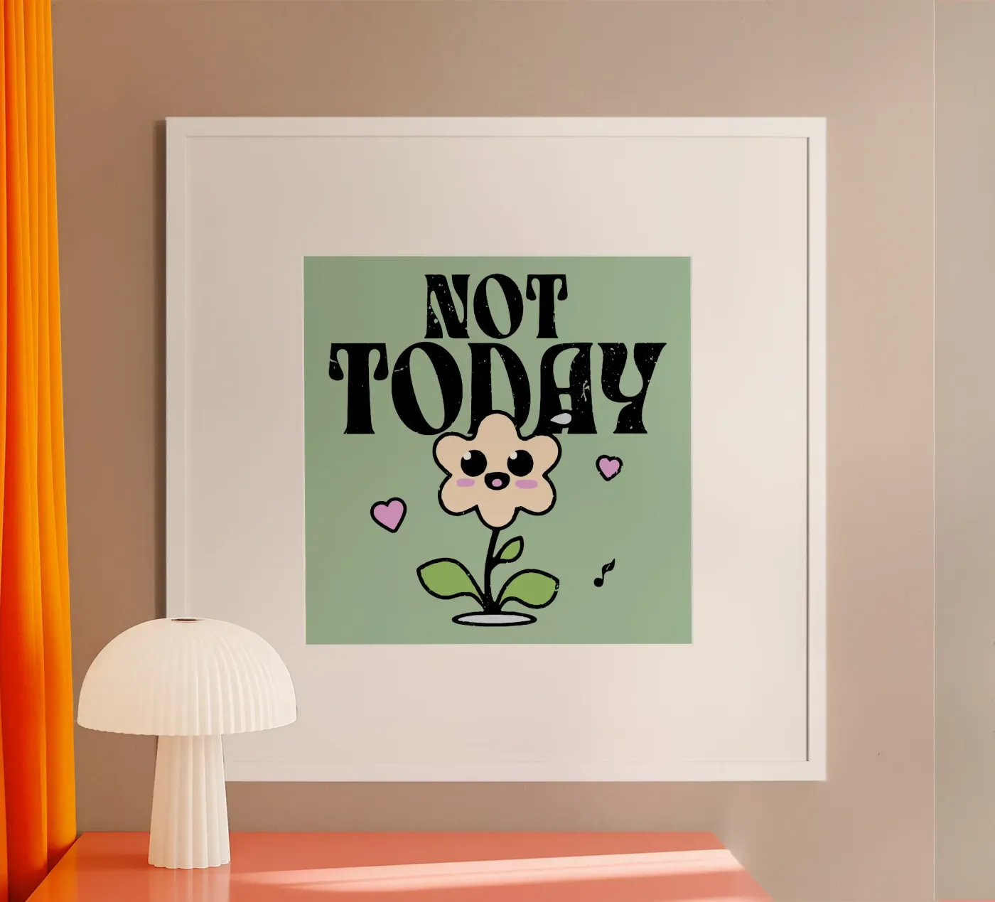Not Today poster by Gunawan Rb
