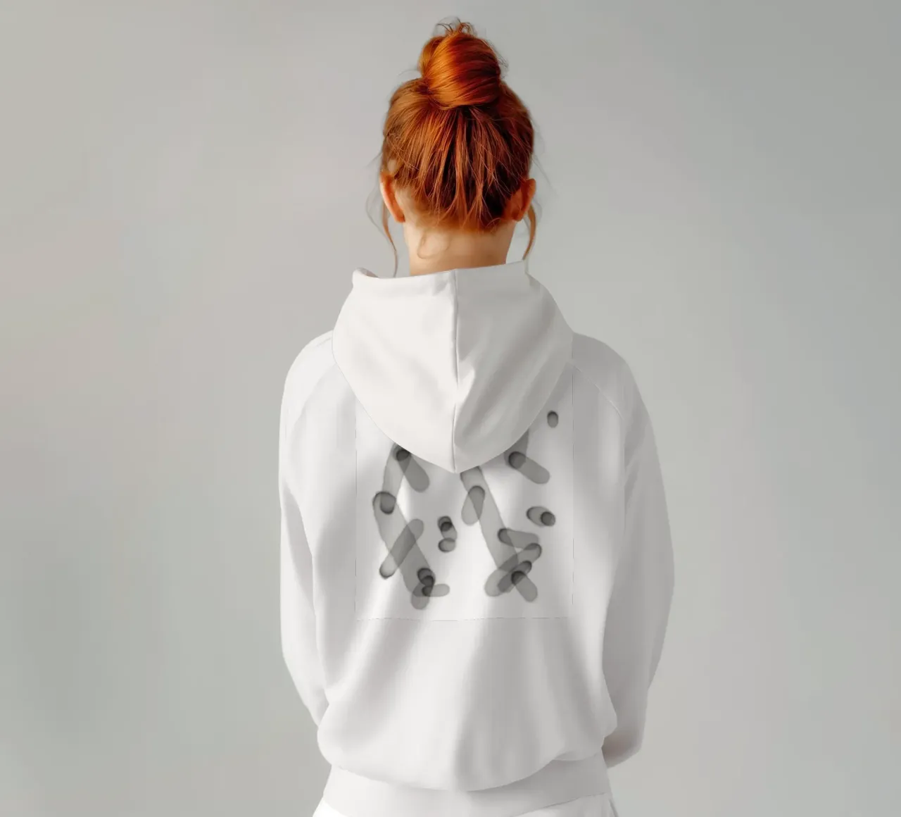 Linee minimali stratificate 1 felpa con cappuccio da Studio B