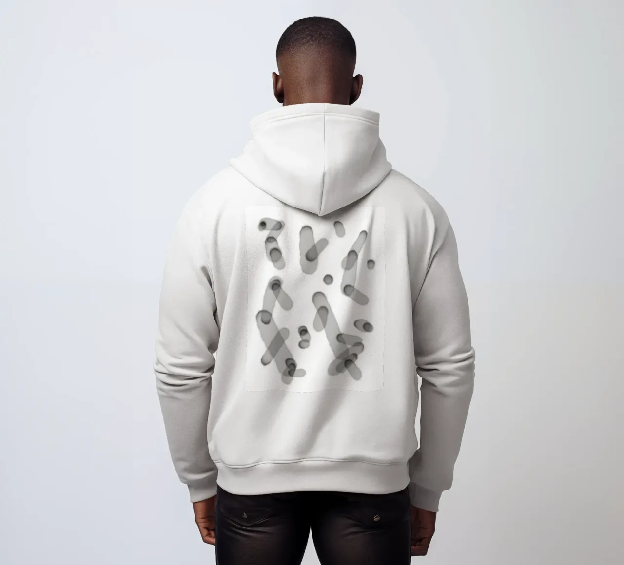 Linee minimali stratificate 1 felpa con cappuccio da Studio B