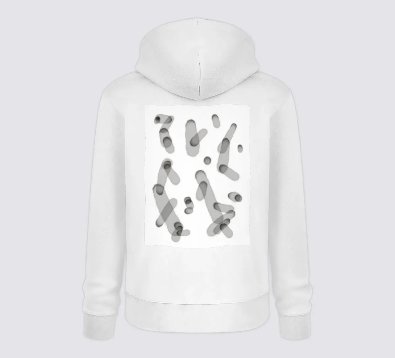 Linee minimali stratificate 1 felpa con cappuccio da Studio B